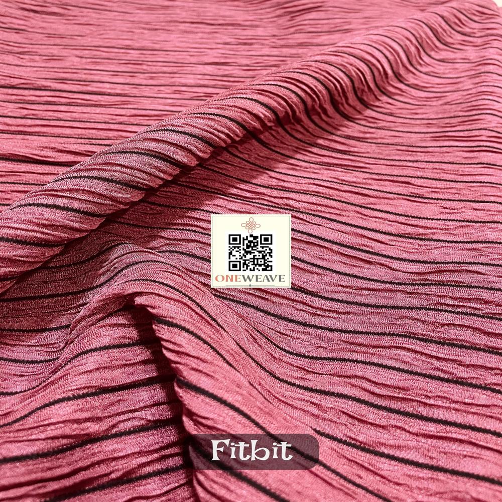 Fit Bit Polyester Lycra Fabric