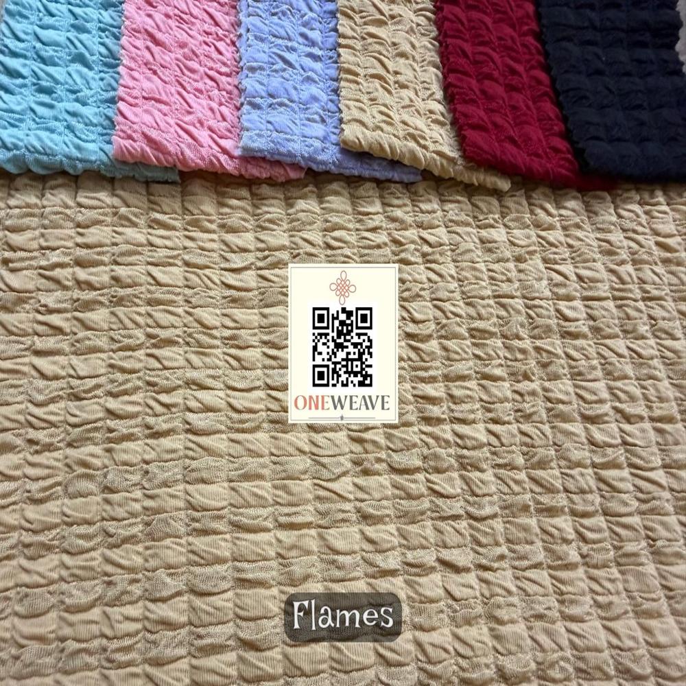 FLAMES POLYESTER LYCRA FABRIC