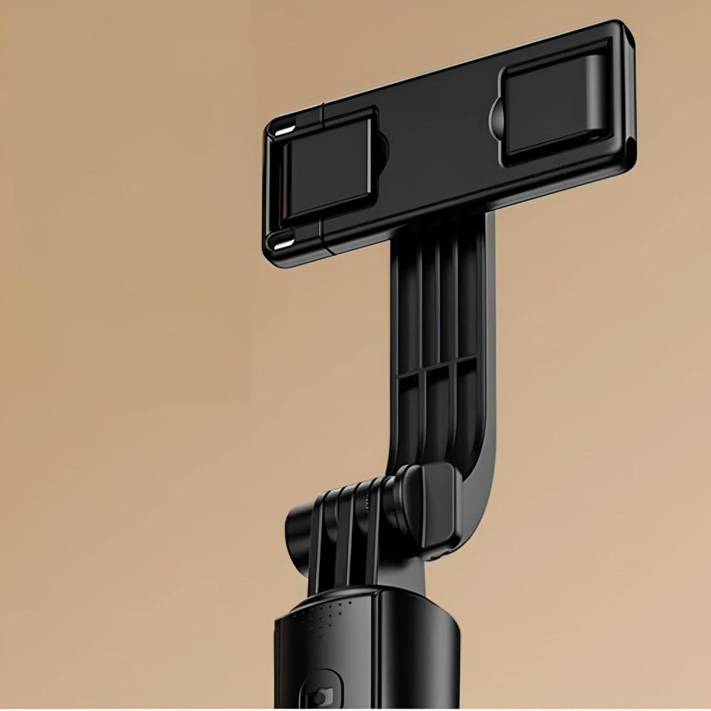 Selfie Stick R1-L with Tripod Stand, Wireless Remote, Extendable, Black, Portable