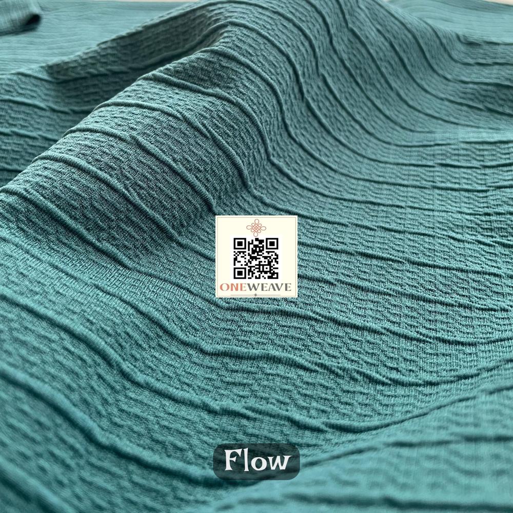 FLOW POLYESTER LYCRA FABRIC