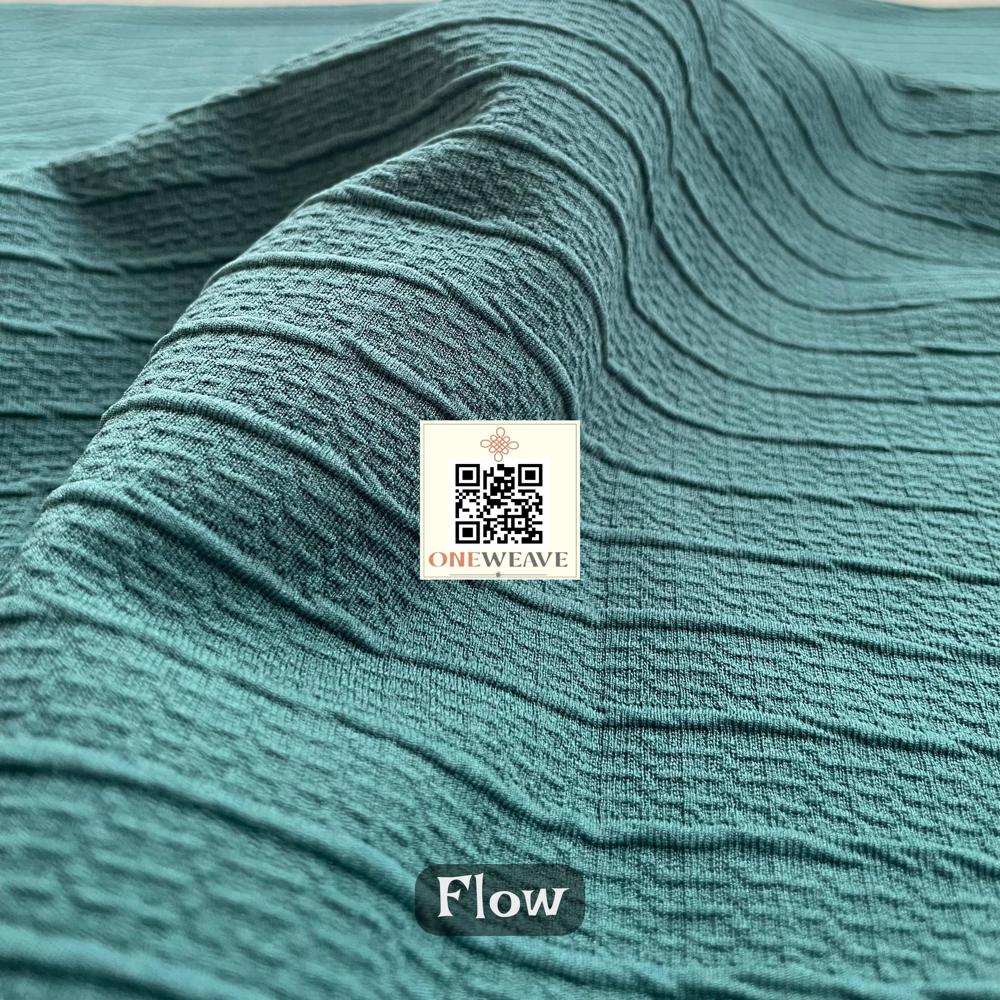 Flow Polyester Lycra Fabric