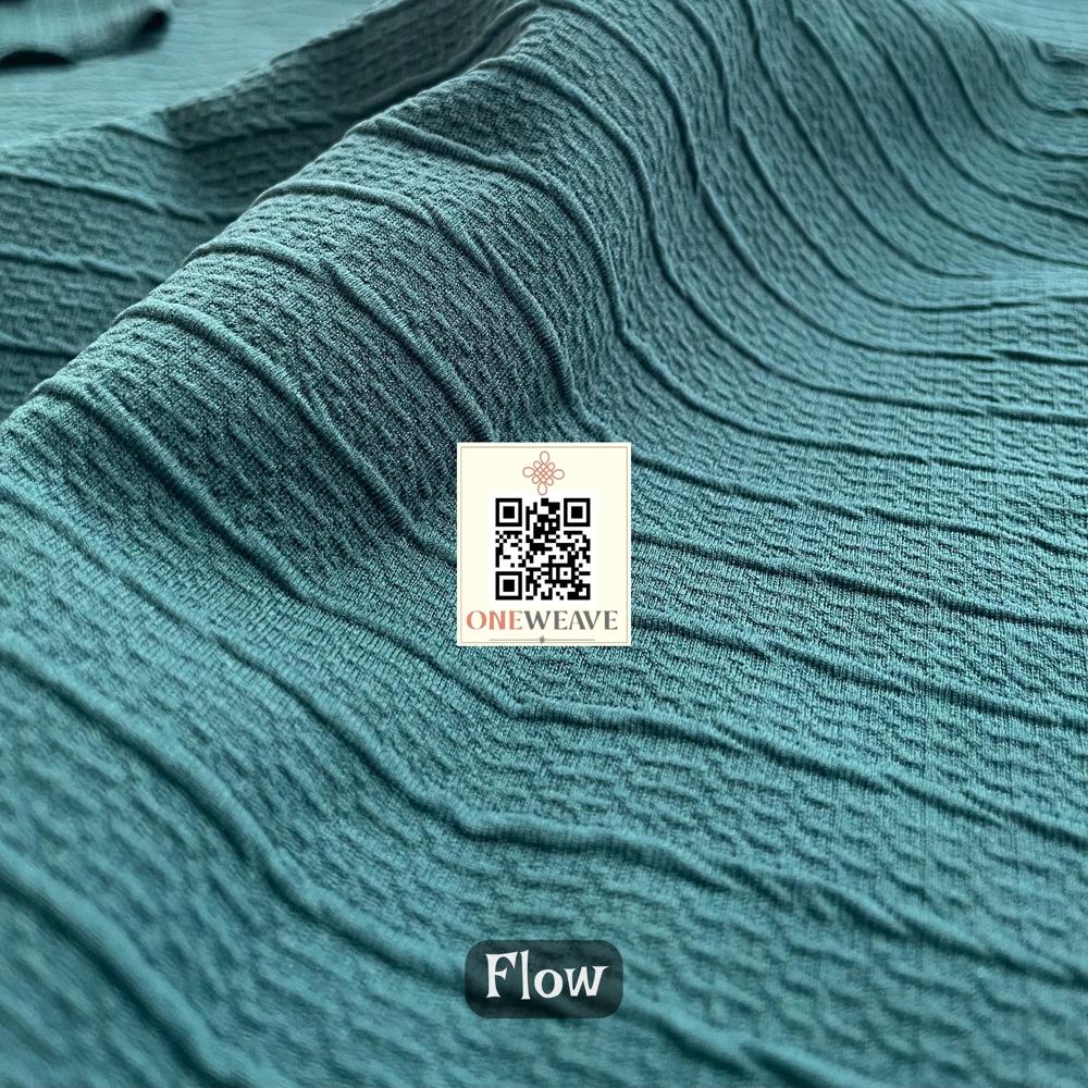 FLOW POLYESTER LYCRA FABRIC