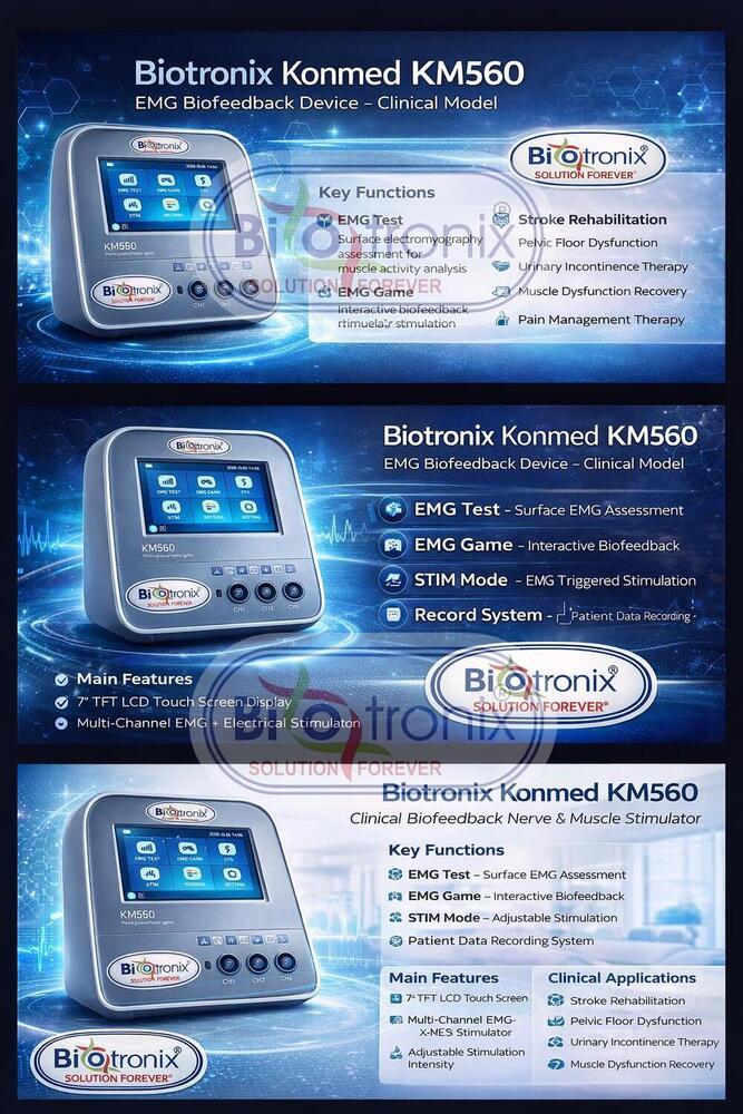 Konmed KM-560 Biofeedback Machine with EMG Muscle Rehab