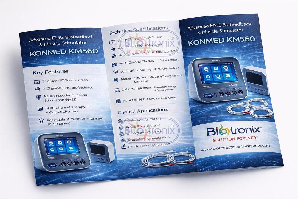 Konmed KM-560 Physiotherapy Biofeedback Device with Muscle Training