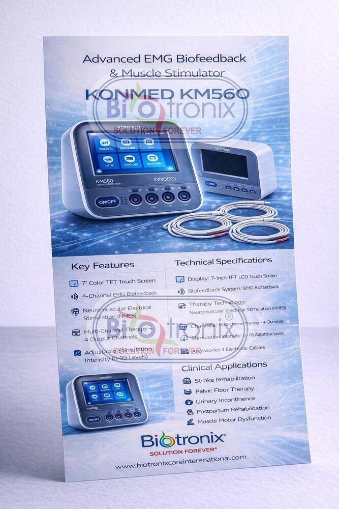 Konmed KM-560 Pelvic Floor Biofeedback Machine with Rehab Features