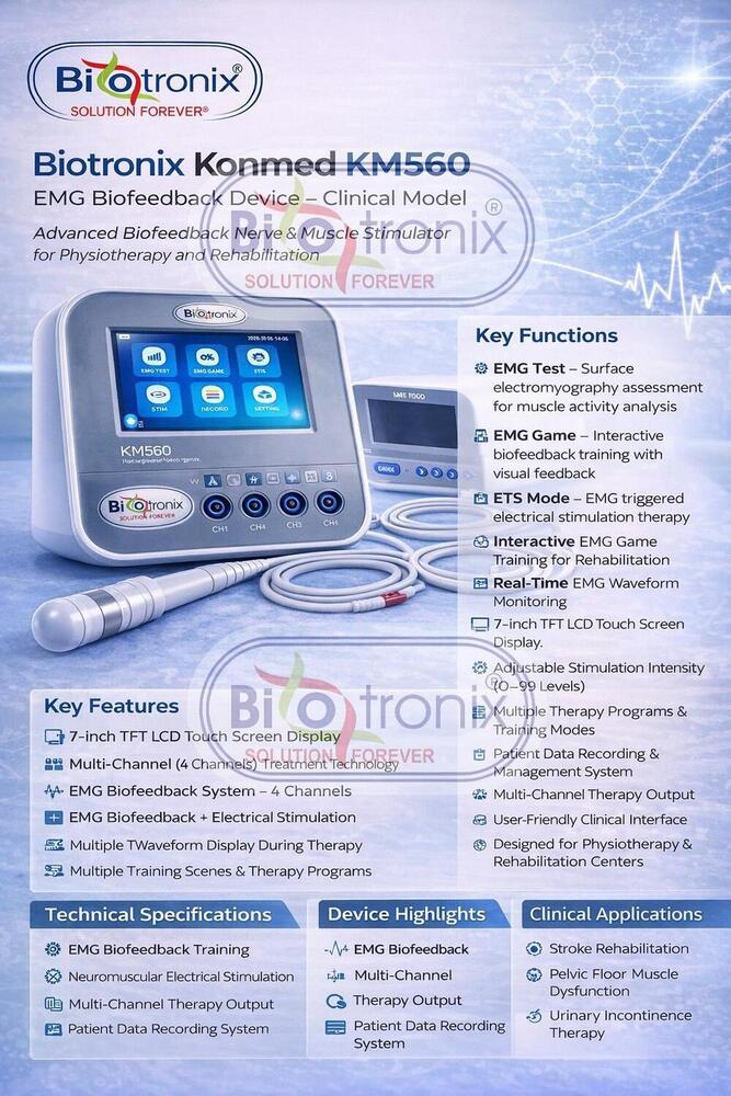 Konmed KM-560 EMG Biofeedback Stimulator with Smart Control