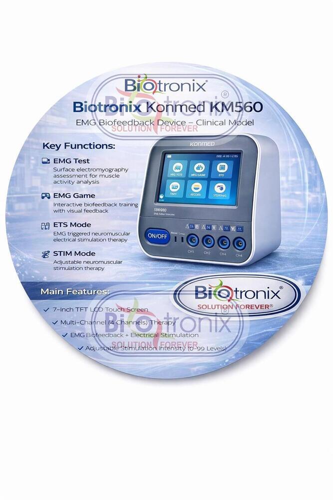 Konmed KM-560 Clinical Biofeedback Device with Muscle Activation
