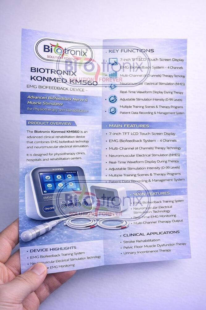 Konmed KM-560 Clinical Biofeedback Device with Muscle Activation