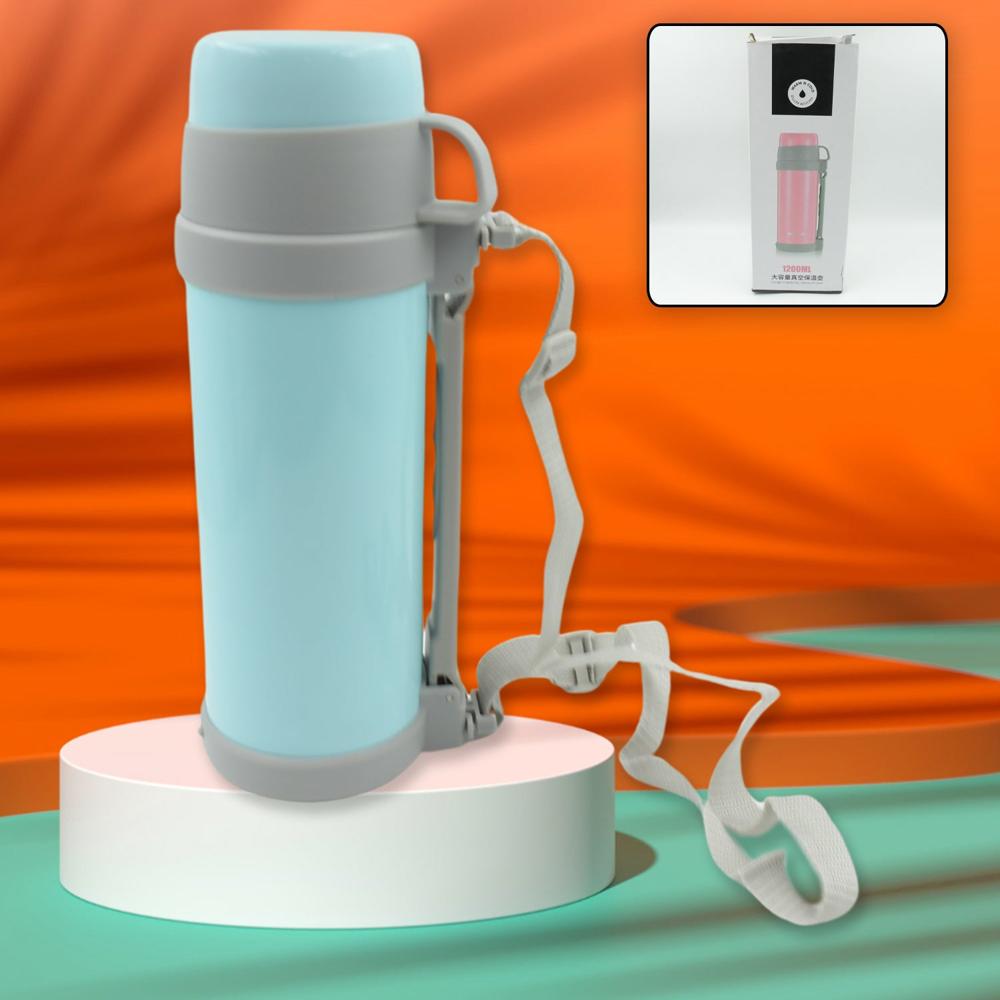 Stainless Steel Vacuum Bottle 1200 ML Double Wall Insulated Travel Bottle