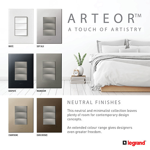 Legrand Arteor White Modular Switch - Automation Grade: Manual
