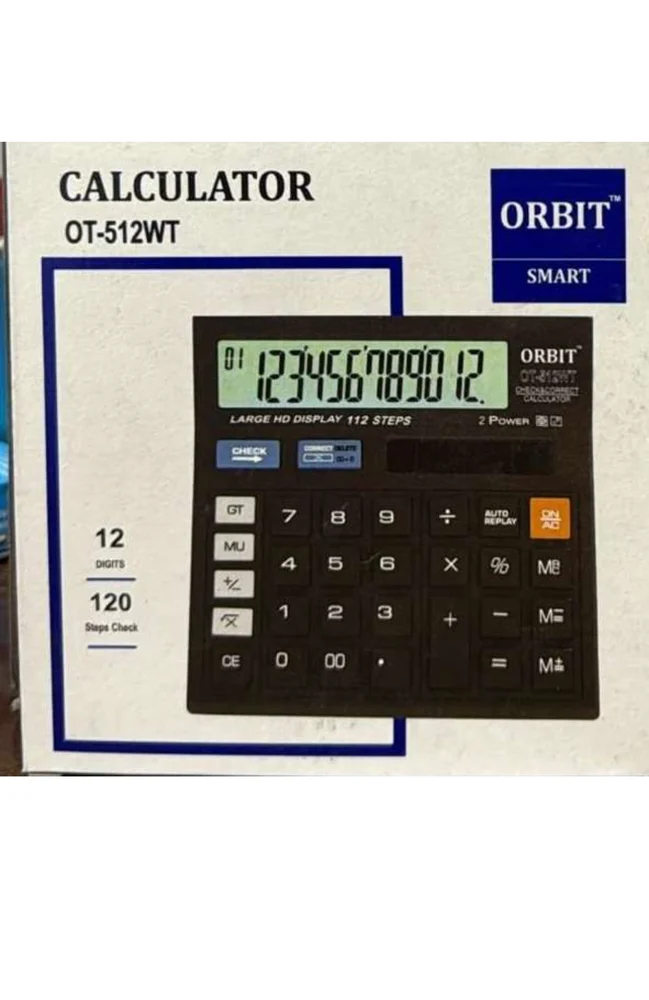Orbit Smart Ot-512wt Basic Calculator. - Color: Any Color