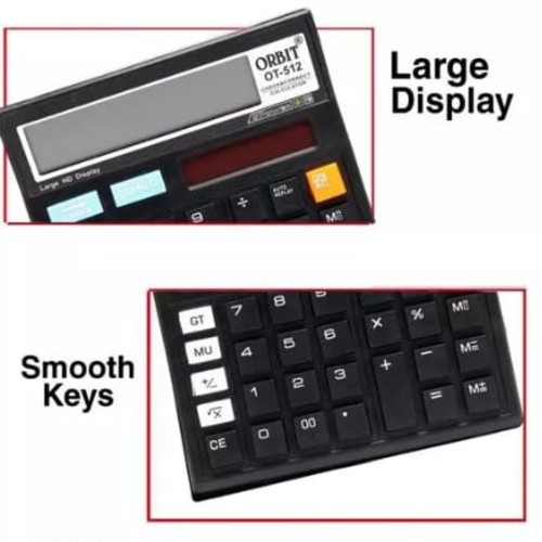 Orbit Smart Ot-512wt Basic Calculator - Color: Any Color