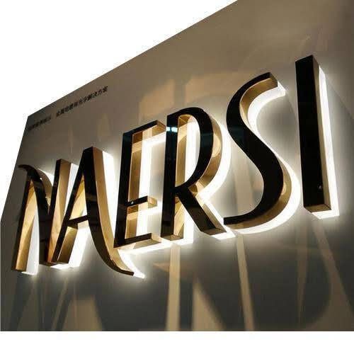 3D Steel Letters