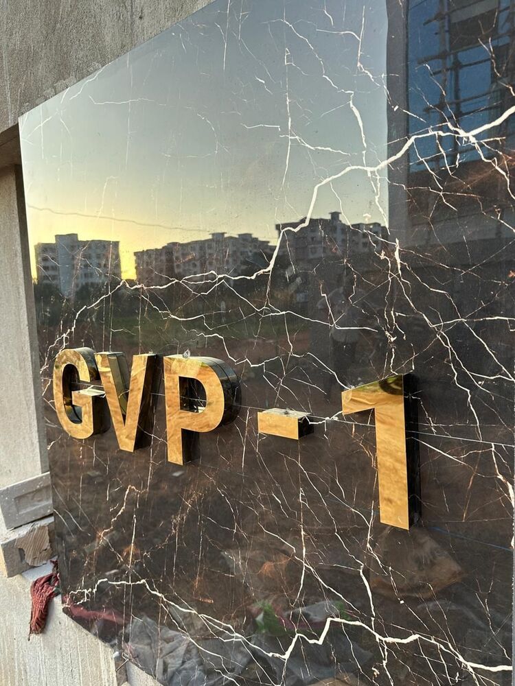 3D Steel Letters