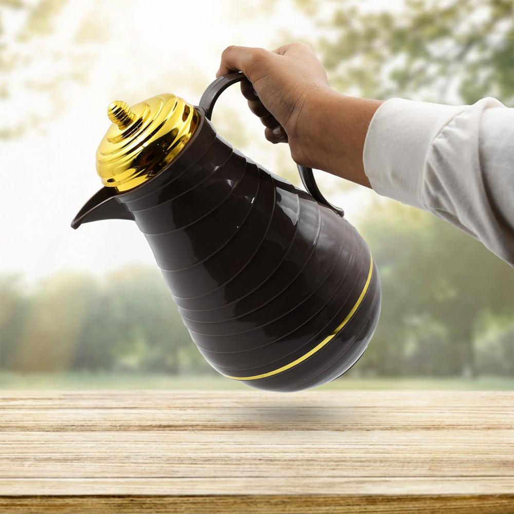 Insulated Tea Kettle Hot And Cold Premium Tea Kettle 1Ltr Kettle | Easy To Carry | Leak Proof | Tea Jug | Coffee Jug | Water Jug | Hot Beverages - Color: Mix