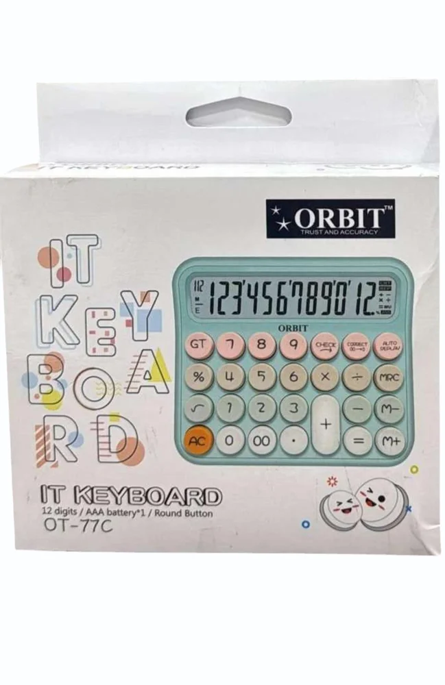 Orbit OT-77C IT Keyboard Calculator.