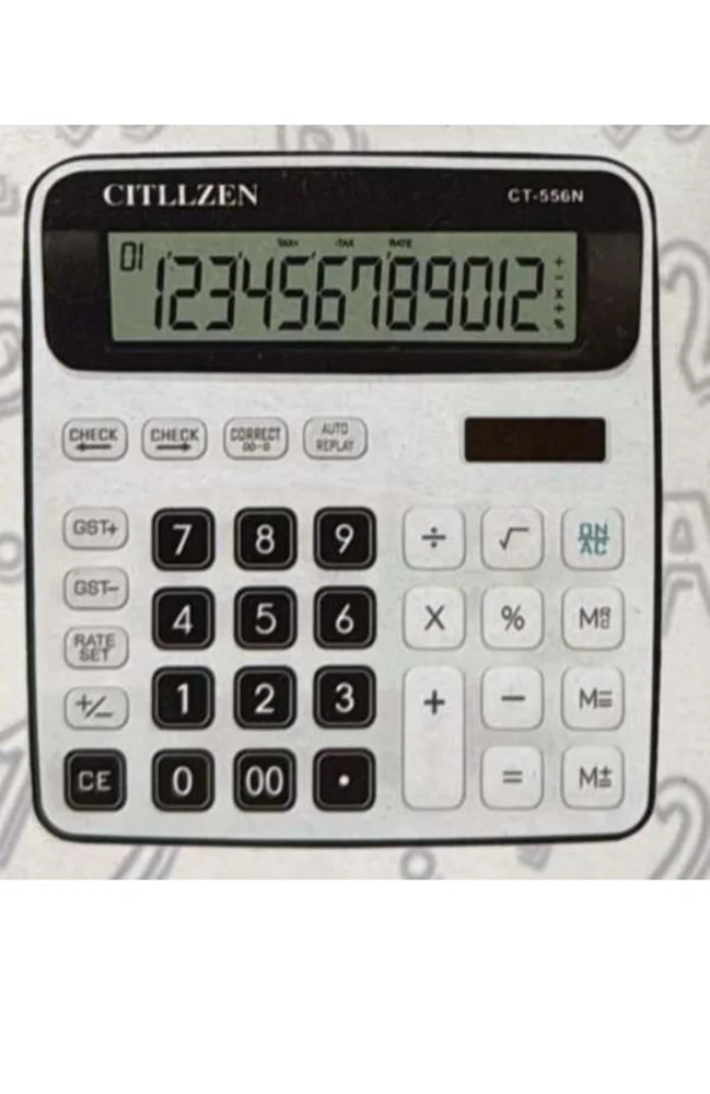 Citllzen CT-556N 12-Digit GST Calculator.