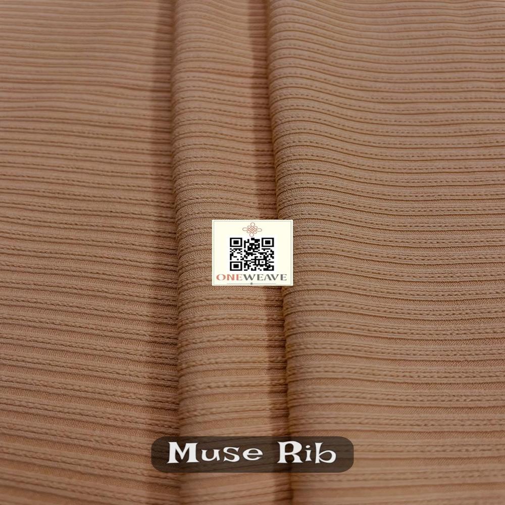Muserib Polyester Lycra Fabric