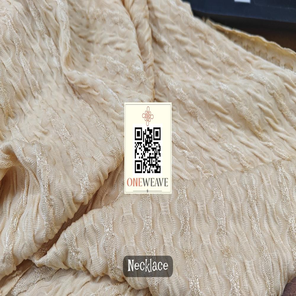 NECKLACE POLYESTER LYCRA FABRIC