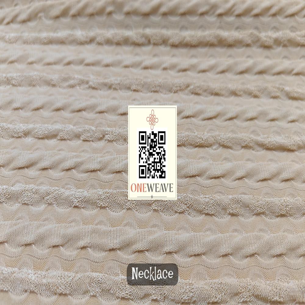 NECKLACE POLYESTER LYCRA FABRIC