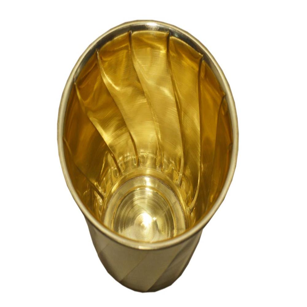 Decorative Brass Planter (Diameter 7 inch X Height 5.5 inch) Home Decor, Garden