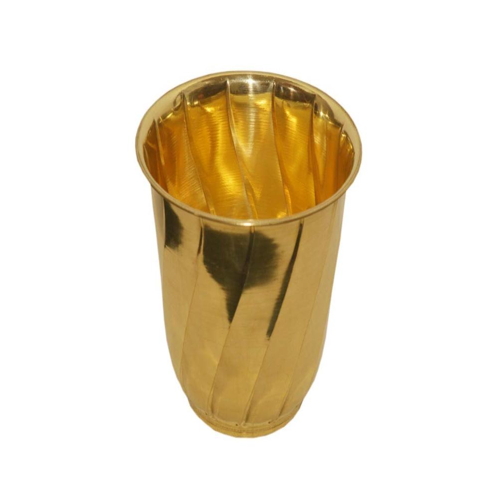 Decorative Brass Planter (Diameter 7 inch X Height 5.5 inch) Home Decor, Garden