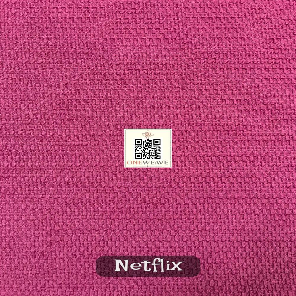 Netflix Polyester Lycra Fabric