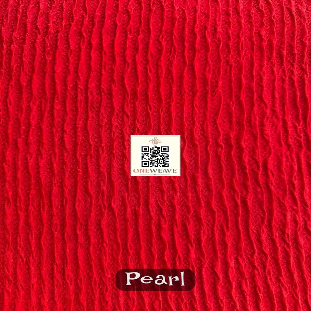 Pearl Polyester Lycra Fabric
