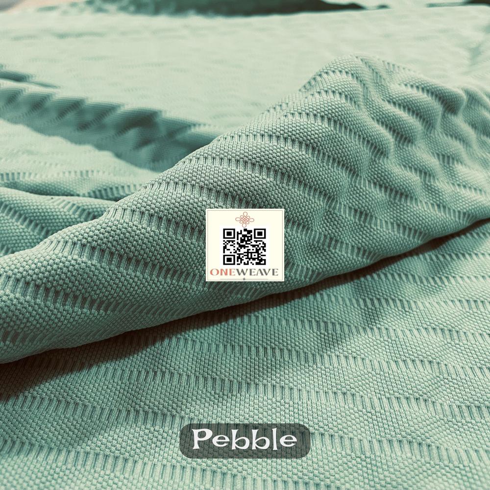 Pebble Polyester Lycra Fabric