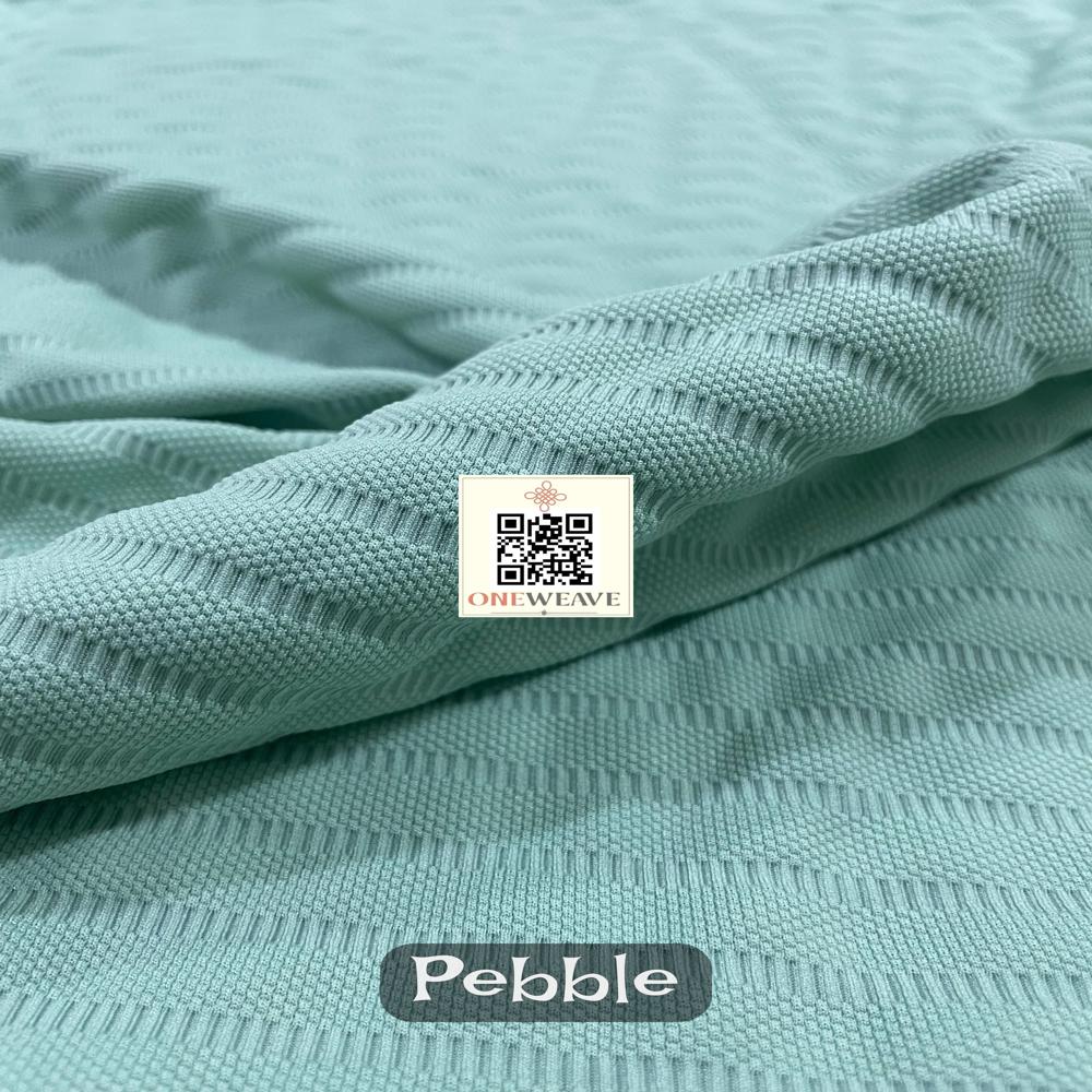 Pebble Polyester Lycra Fabric