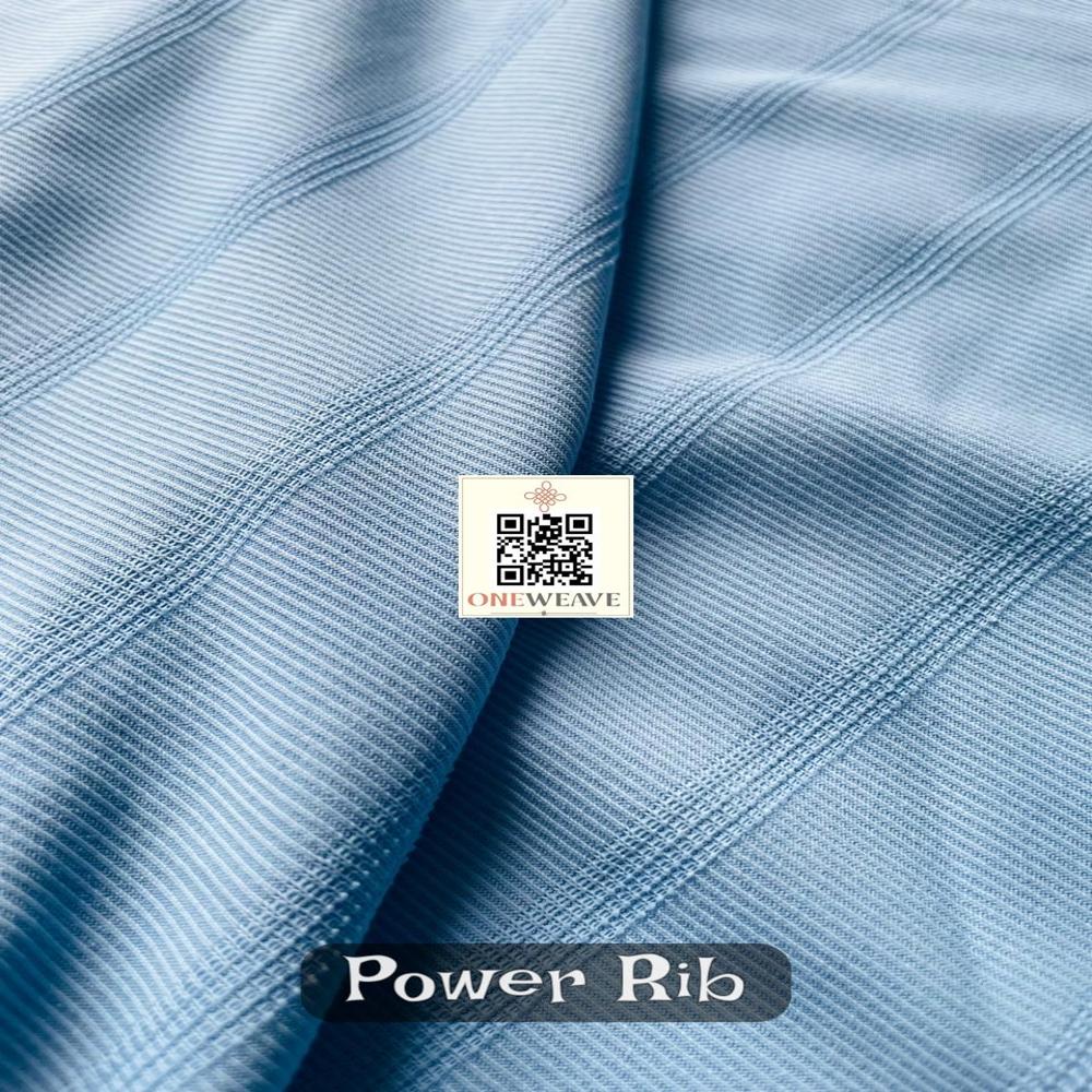 POWER RIB POLYESTER LYCRA FABRIC