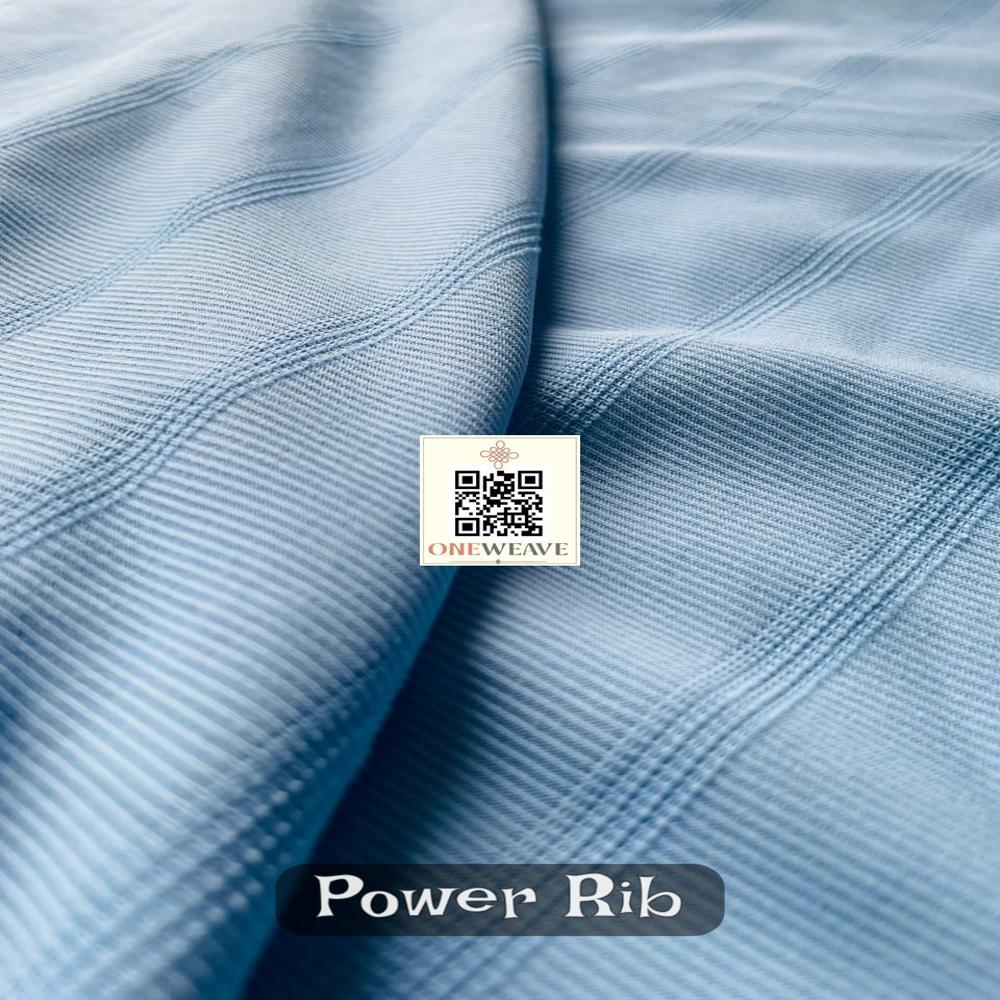 POWER RIB POLYESTER LYCRA FABRIC
