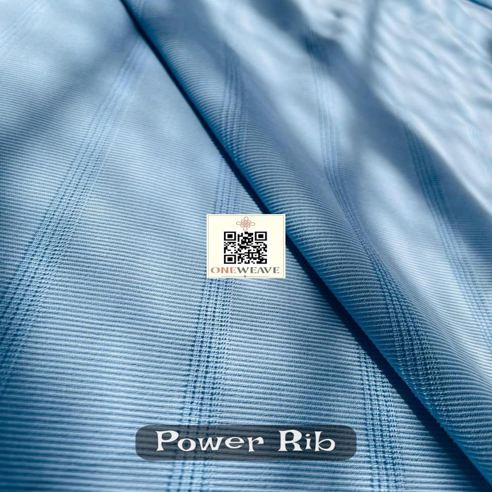 POWER RIB POLYESTER LYCRA FABRIC