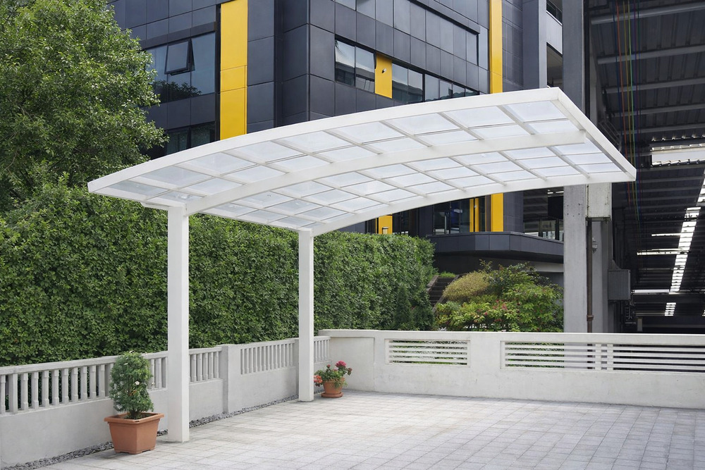 Modern Architecture With Green Accents