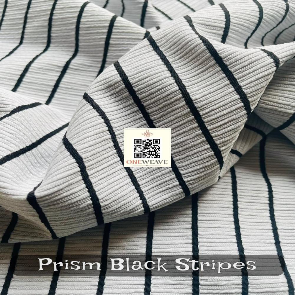 PRISM BLACK POLYESTER LYCRA FABRIC