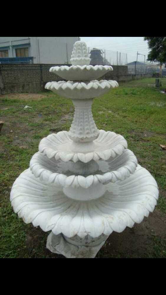 White Marble Water Fountain