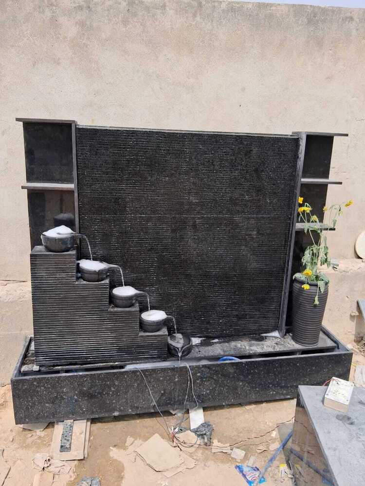 Black Marble Water Fountain
