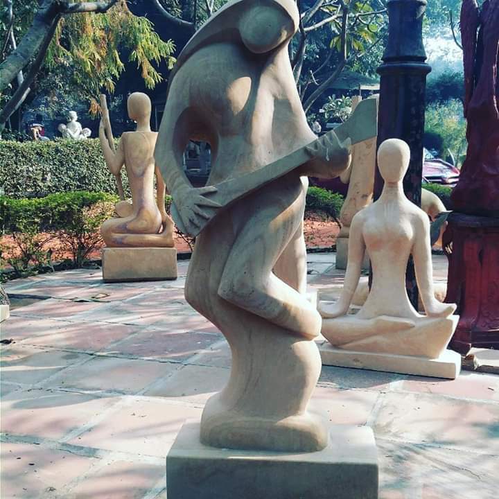 Outdoor Marble Sculpture
