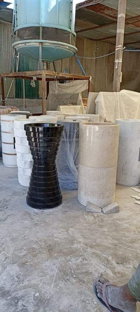 Marble Pedestal Wash Basin