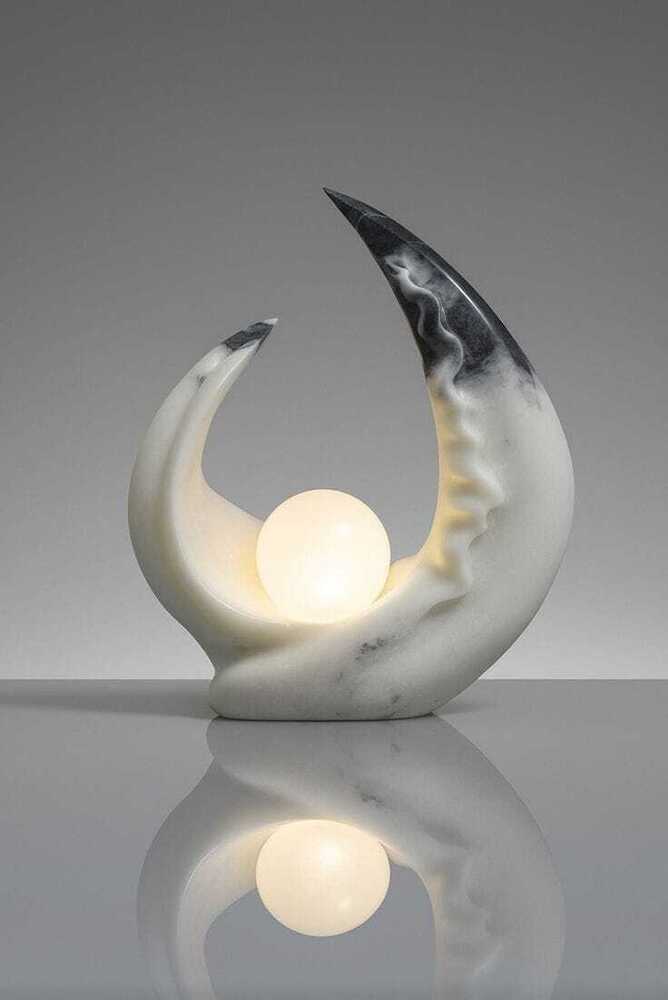 White Marble Lamp