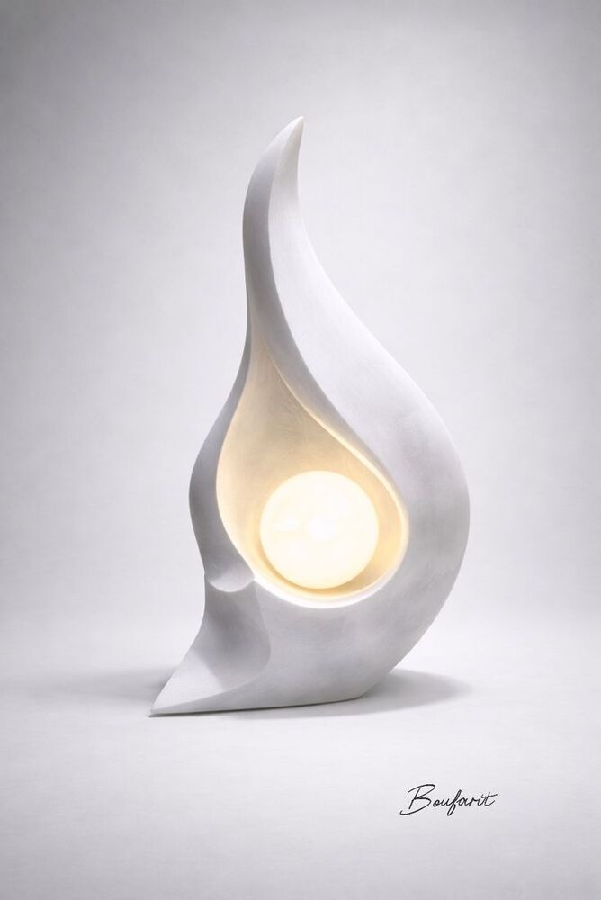 White Marble Lamp
