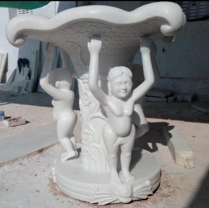 White Marble Sculpture