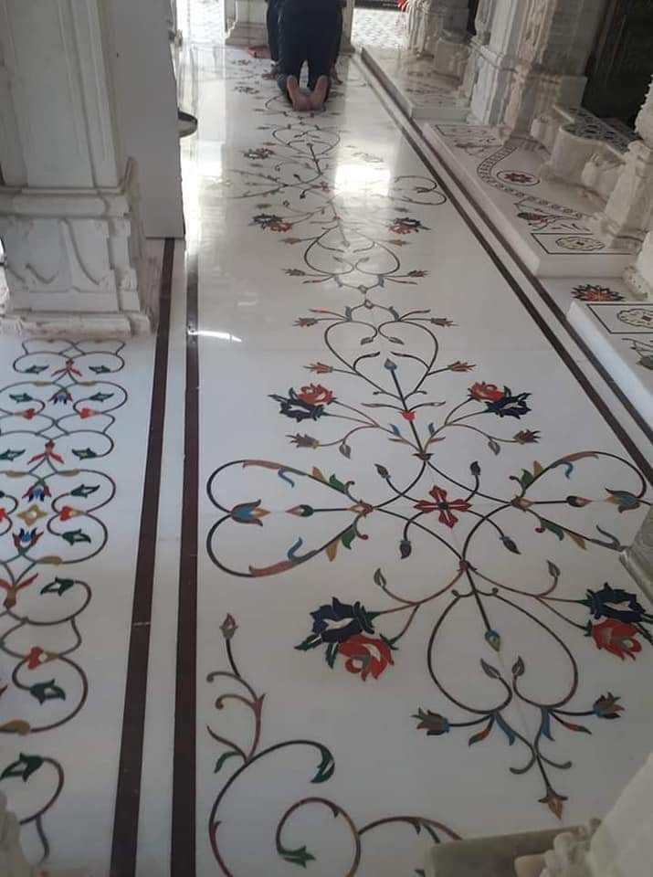 Marble Flooring Inlay Work