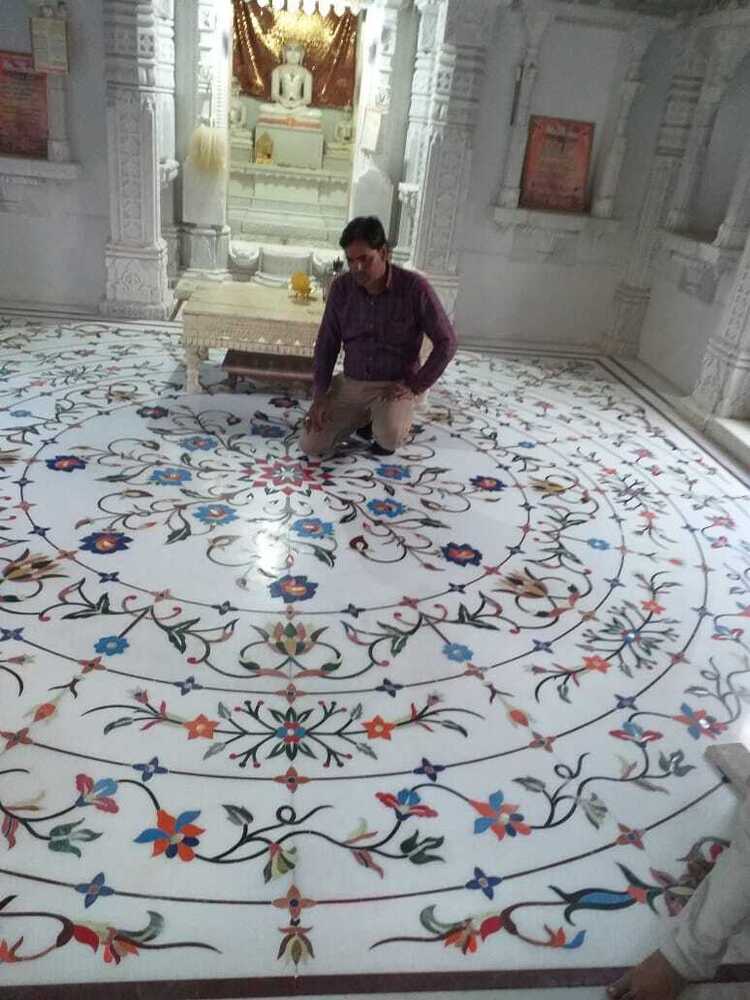 Marble Flooring Inlay Work
