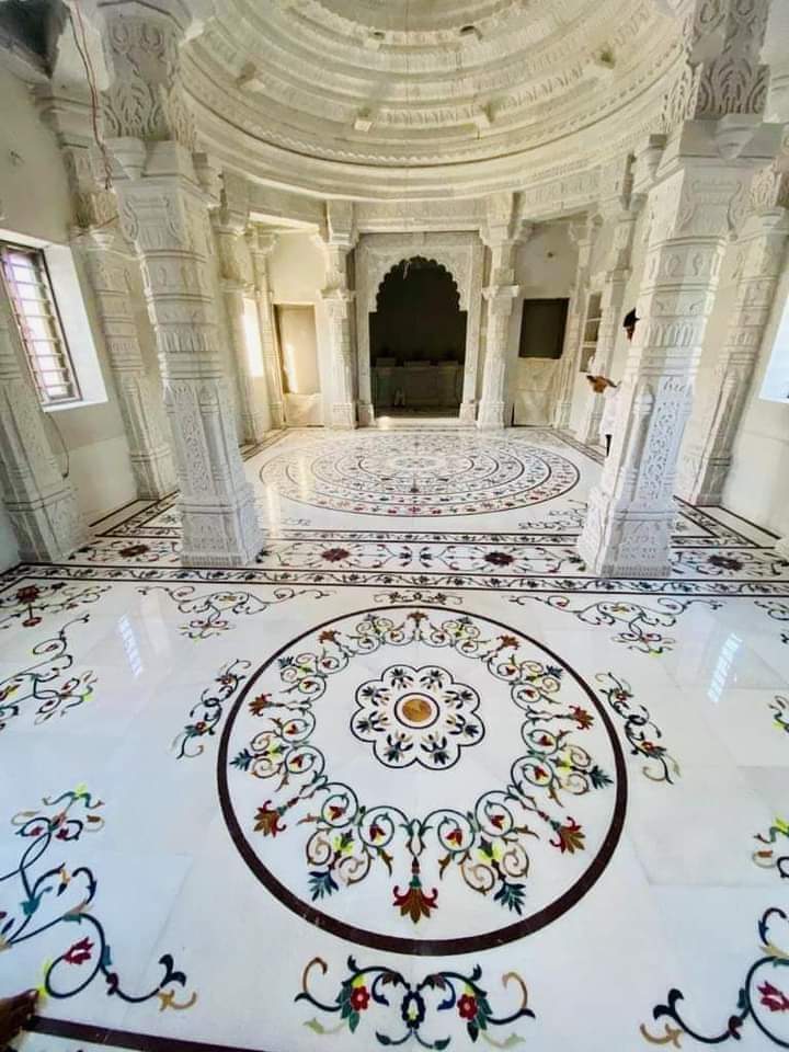 Marble Stone Flooring Inlay Work