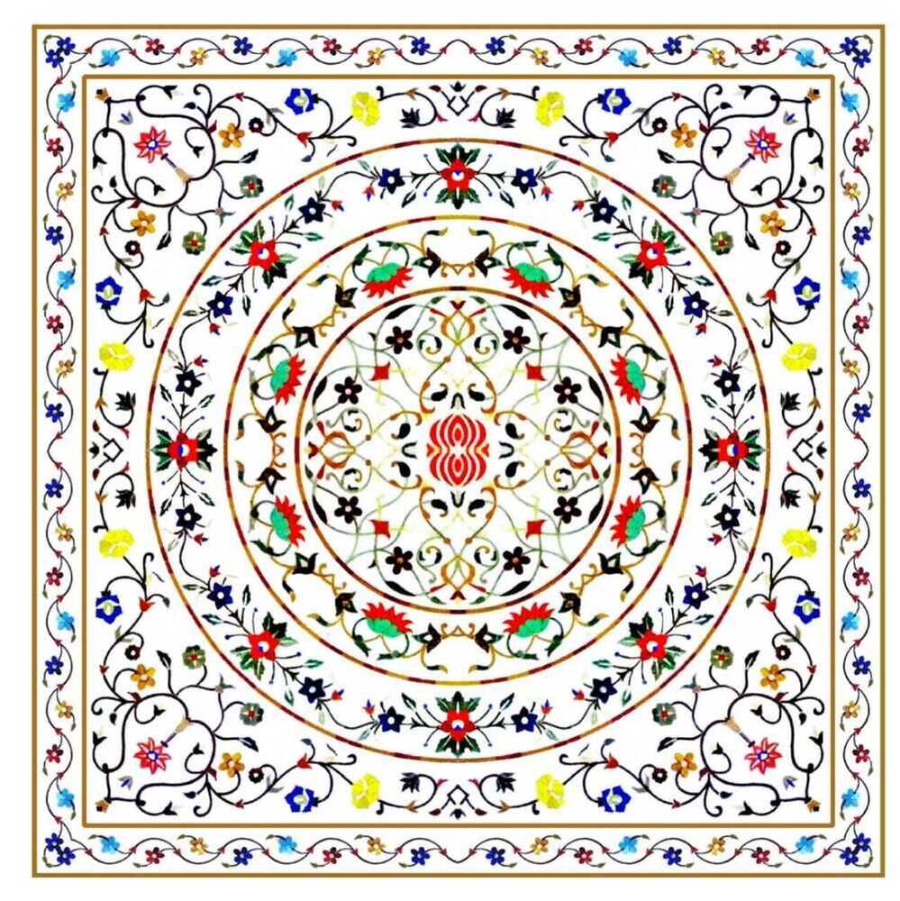 Marble Inlay Flooring Service