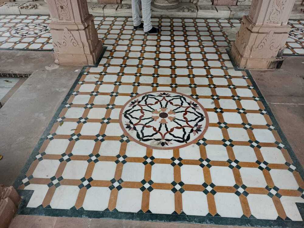 Marble Stone Inlay Flooring Service