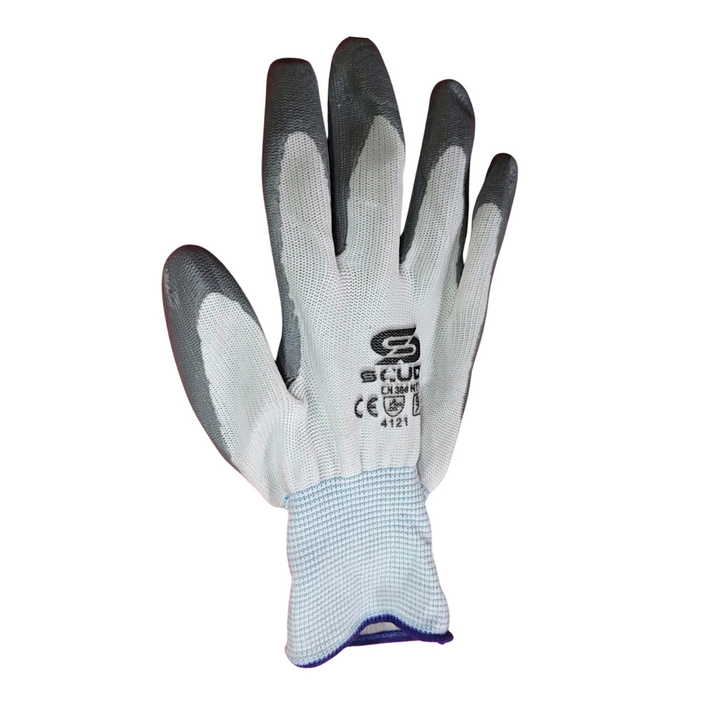 Nitrile Nylon Safety Work Hand Gloves