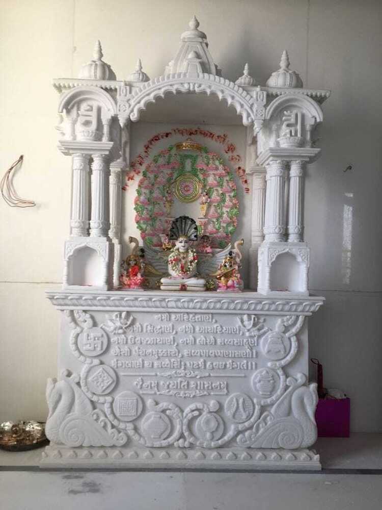 White Marble Carved Temple