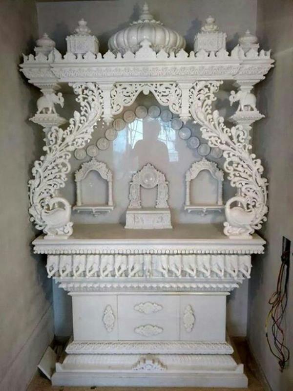 White Marble Carved Temple